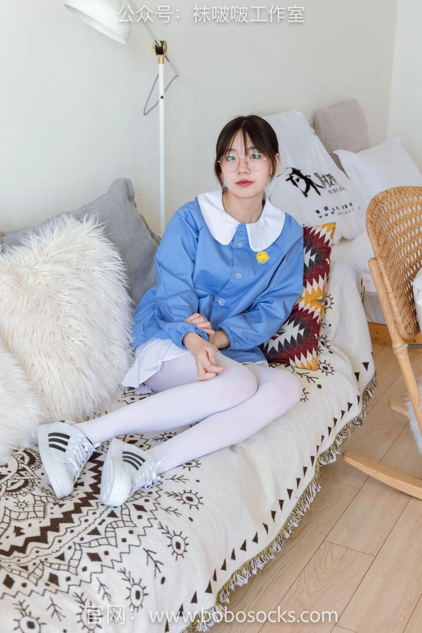 [BoBoSocks袜啵啵]NO.093 小甜豆-贝壳头、厚白丝 [132P]插图8